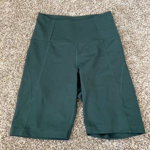 Girlfriend Collective Forest Green Bike Shorts